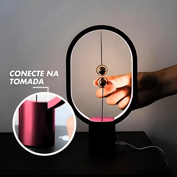 Lâmpada De Mesa Led Balance Luz Noturna - Image 5