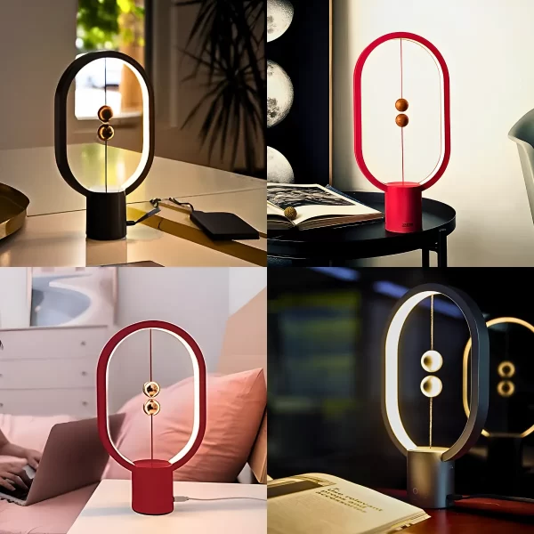 Lâmpada De Mesa Led Balance Luz Noturna - Image 7